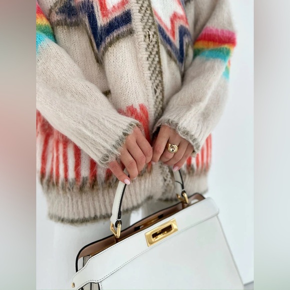 Commense Multicolor Patterned Cardigan - Picture 2 of 8